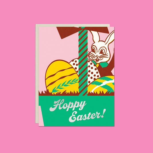 Hoppy Easter Basket & Bunny Card
