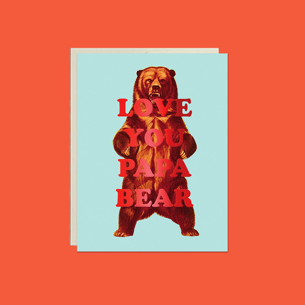 Love You Papa Bear Card