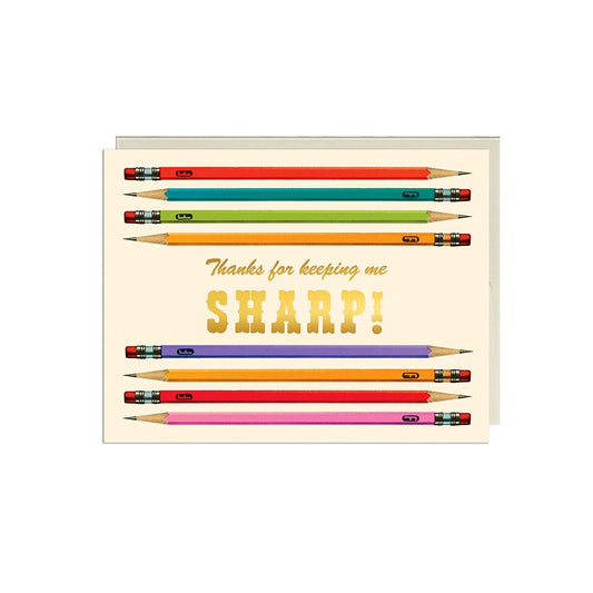Sharp Pencils Teacher Card