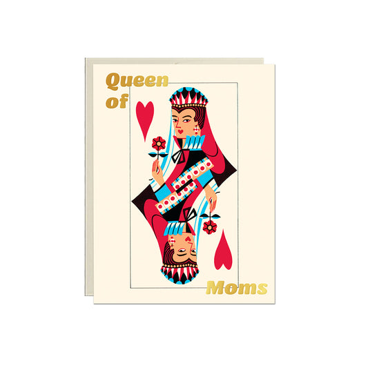 Queen of Moms Vintage Playing Card