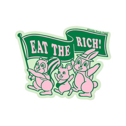 Eat the Rich Sticker