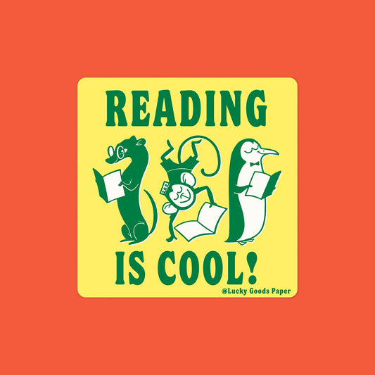 Reading is Cool Sticker