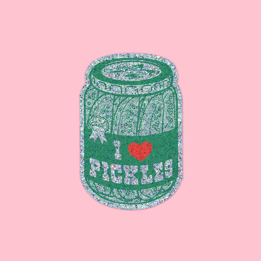 I Heart Pickles Sticker