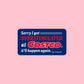 Overstimulated at Costco Sticker