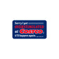 Overstimulated at Costco Sticker