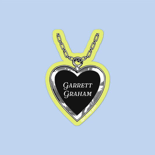 Vintage Hockey BF Locket Sticker