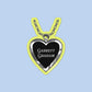 Vintage Hockey BF Locket Sticker