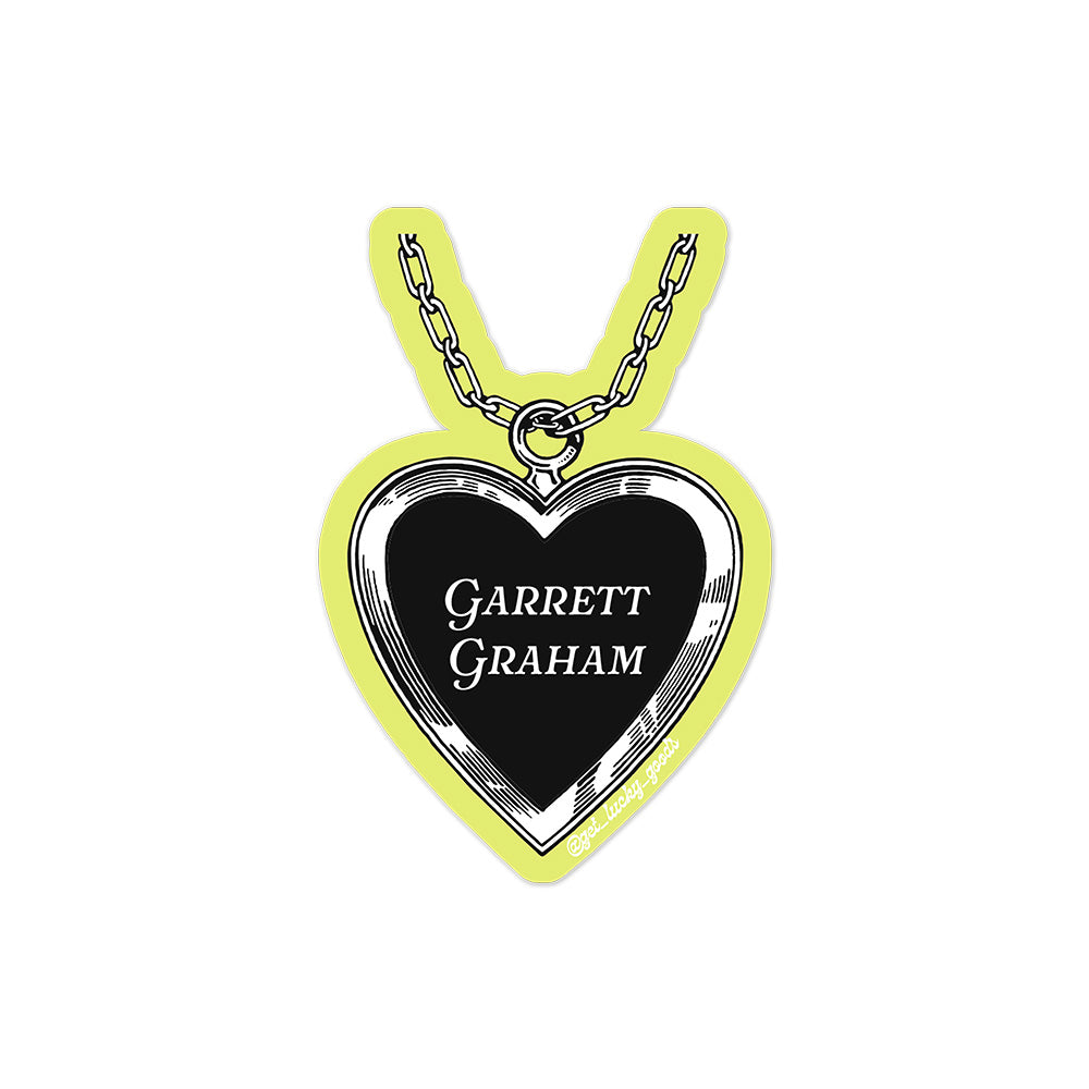 Vintage Hockey BF Locket Sticker