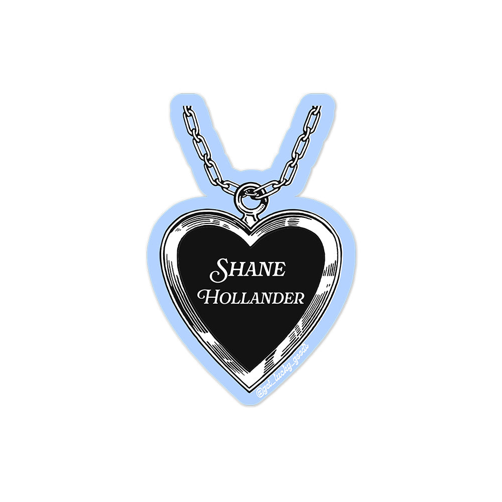 Vintage Hockey BF Locket Sticker
