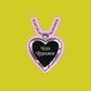 Vintage Hockey BF Locket Sticker