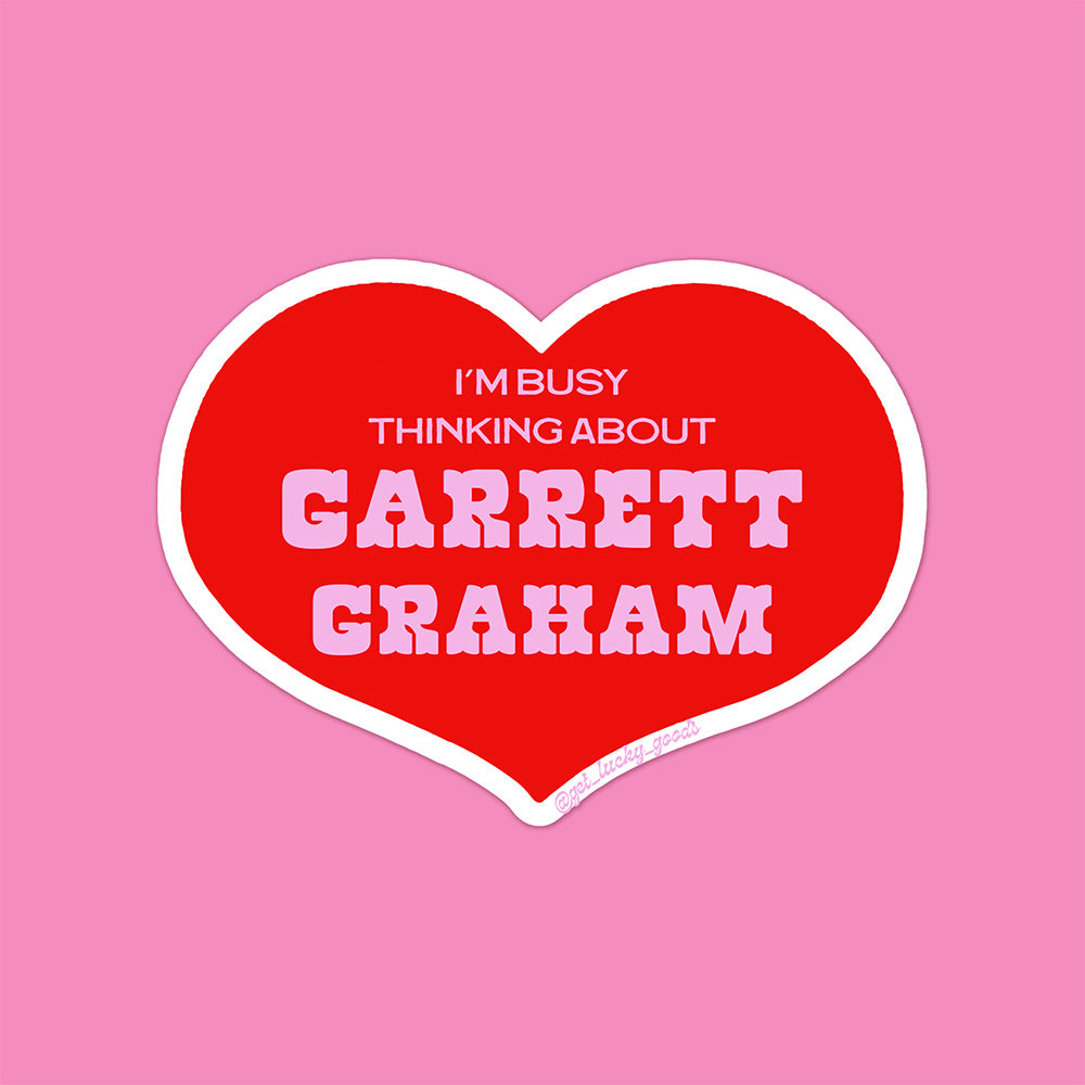 Busy Thinking About Hockey BF Sticker