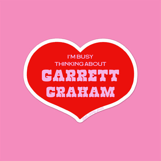 Busy Thinking About Hockey BF Sticker