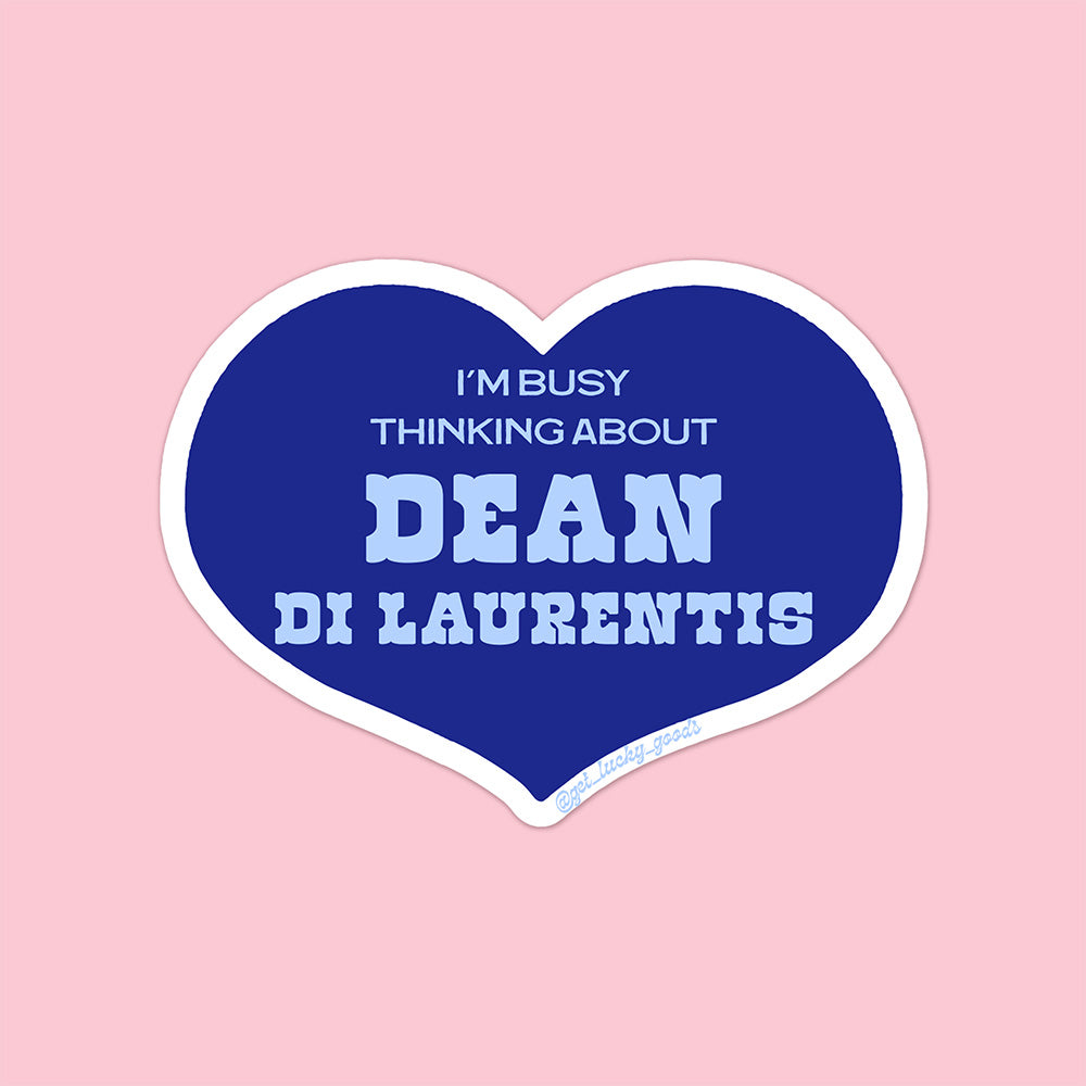 Busy Thinking About Hockey BF Sticker