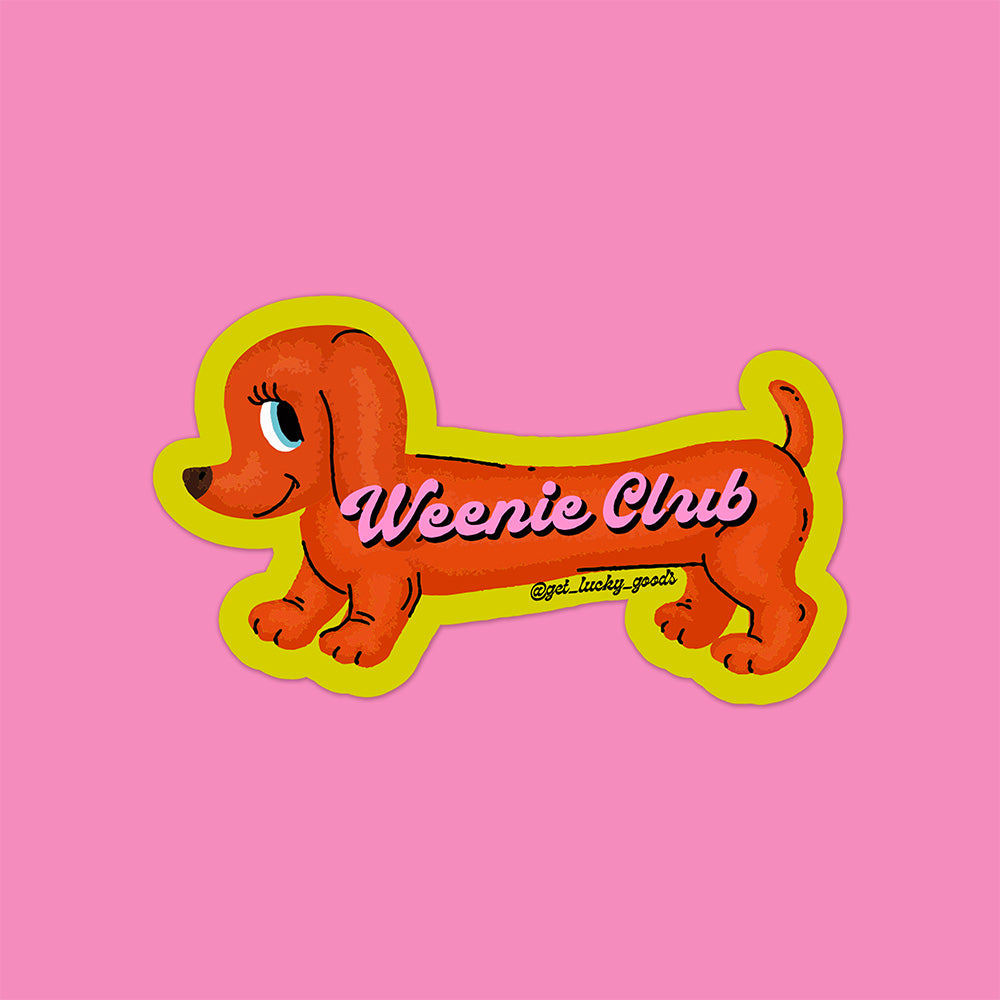 Weenie Club Sticker