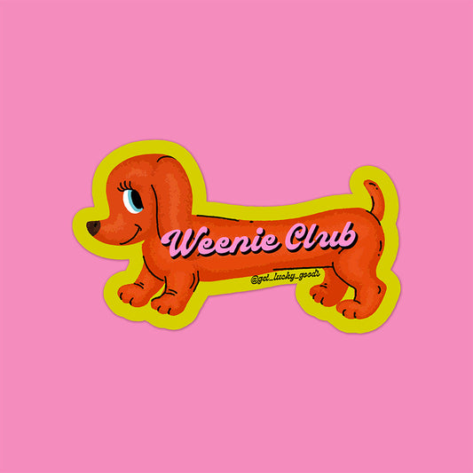 Weenie Club Sticker