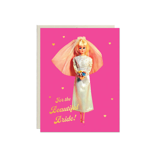 Beautiful Bride Doll Card
