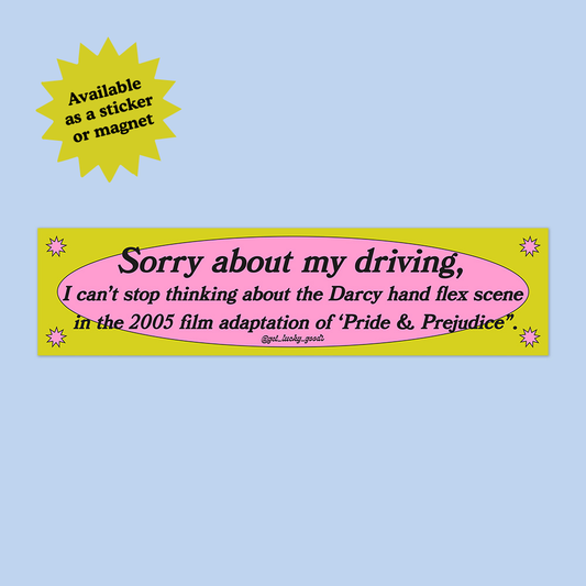 Darcy Hand Flex Bumper Sticker or Magnet