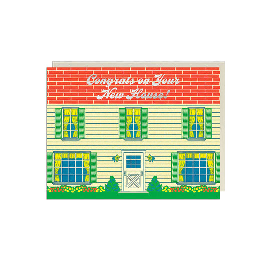 New House Brick House Card