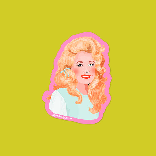Retro Parton Sticker