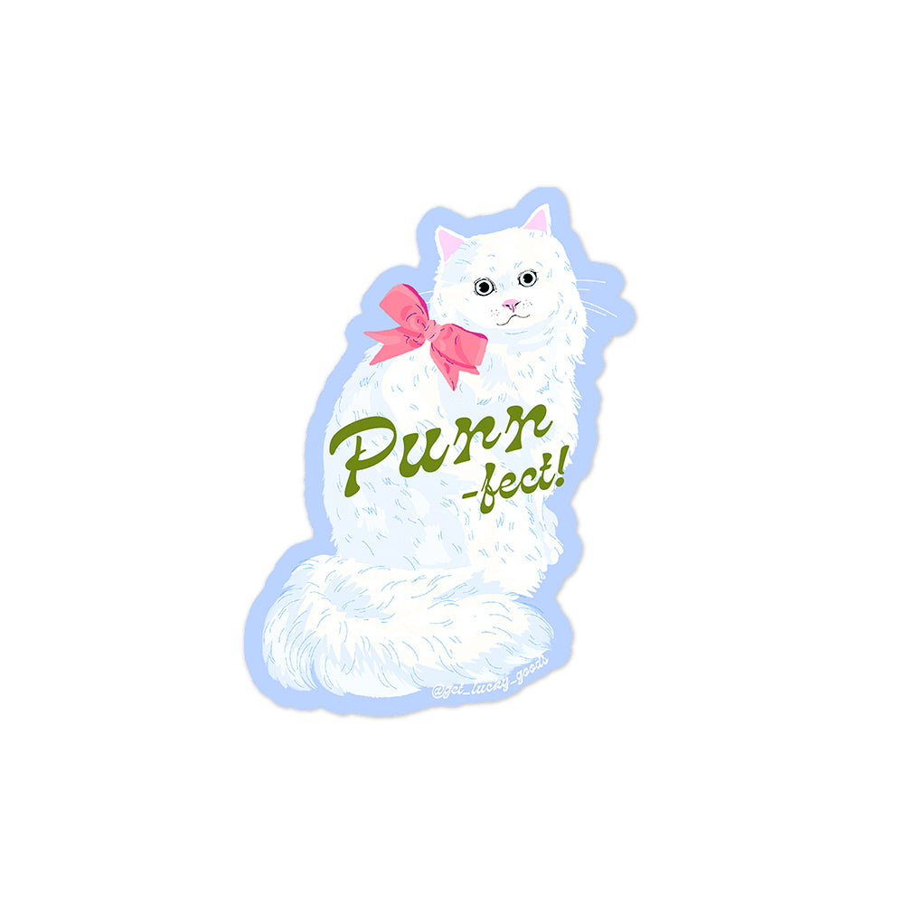 Purr-fect Kitty Sticker