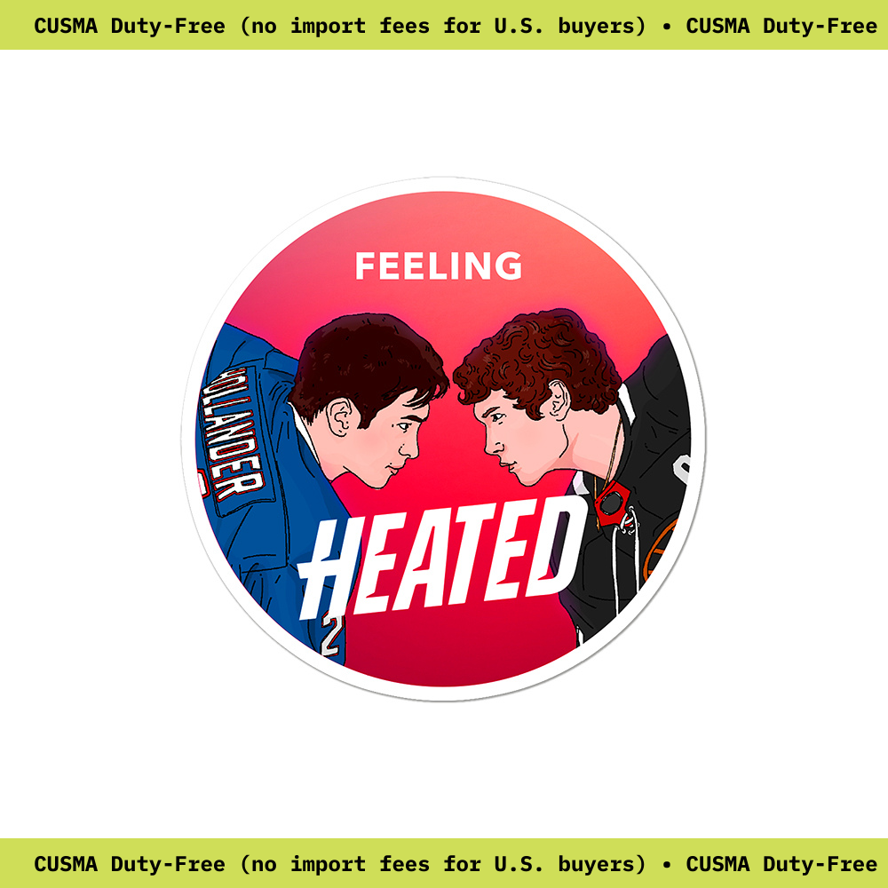 Feeling Heated Sticker