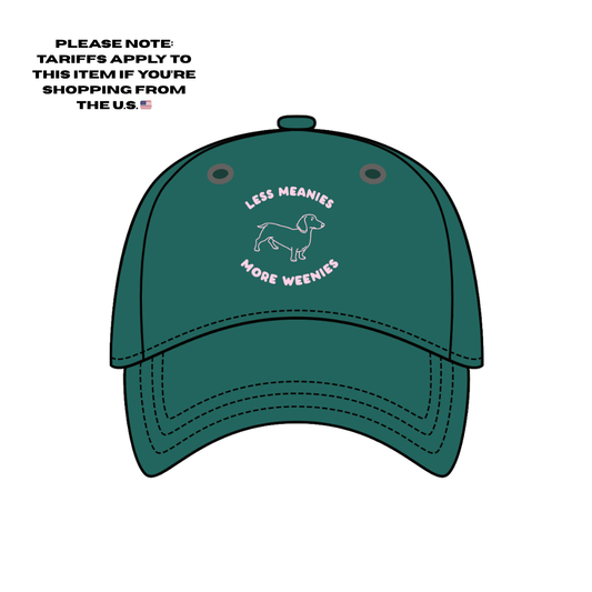 Less Meanies, More Weenies Baseball Dad Hat