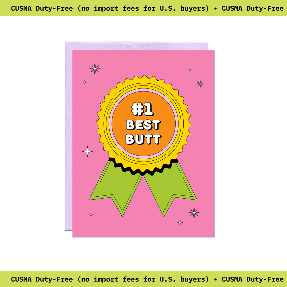 #1 Best Butt Card