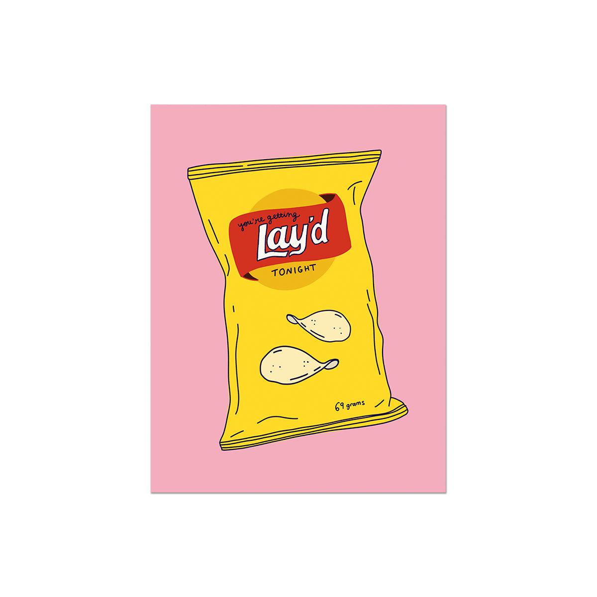 Lay'd Tonight Card