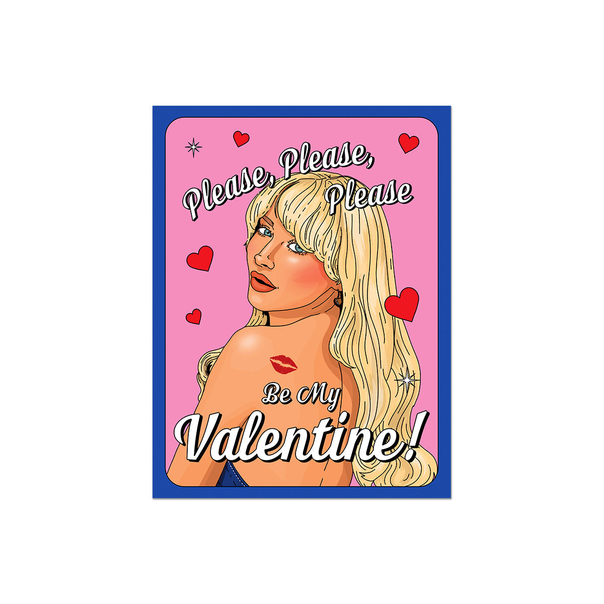 Sabrina Please Valentine Card